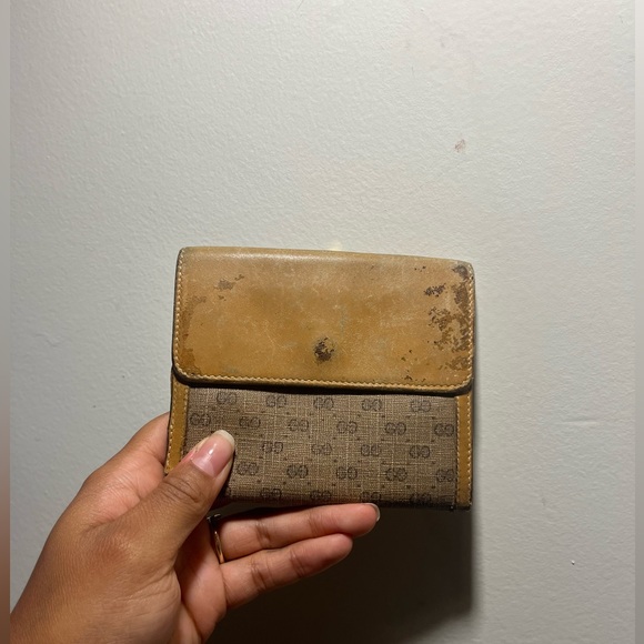 Gucci Clip Wallet Vintage Khaki 035001 - Picture 3 of 11